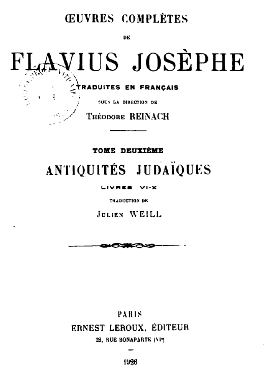 Flavius Josèphe