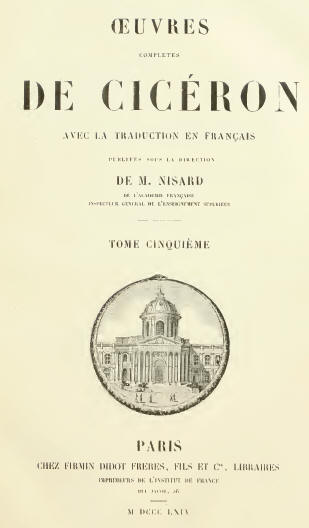 Cicéron : Correspondance